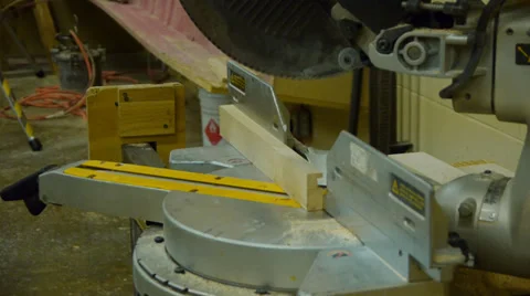 Cutting Wood Stock Footage 36435455