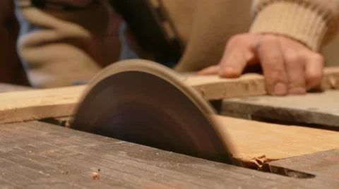 Cutting Wood 스톡 동영상 58681756