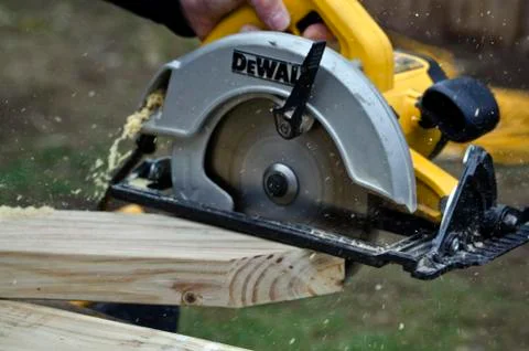 Cutting Wood 스톡 사진