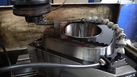 Cutting Work in Erosion Device Video stock 149910471