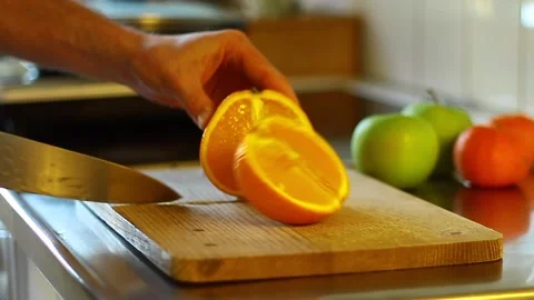 CuttingOrange Vídeo Stock 171347217