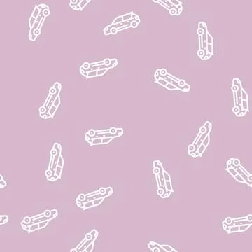 Cuv crossover line vector seamless pattern Stock Illustration