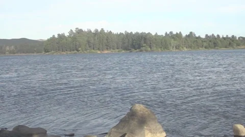 Cuyamaca lake Pan Stock Footage 193992919