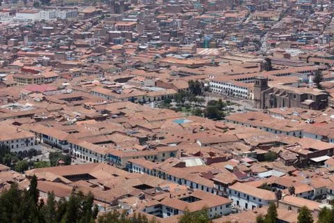 Cuzco from  above Stock Photos