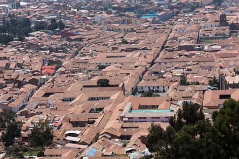 Cuzco from  above Stock Photos