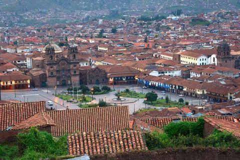 Cuzco evening Stock Photos