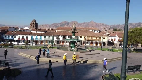Cuzco moving up Stock Footage 170382083