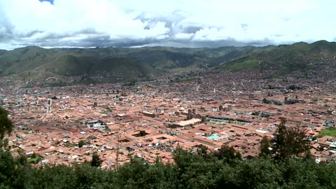 Cuzco Streetscape Video stock 327573036