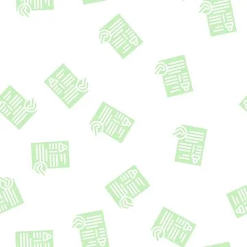 Cv compliance glyph vector seamless pattern イラスト素材