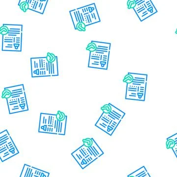 Cv compliance vector seamless pattern イラスト素材