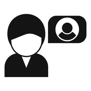 Cv data safety icon simple vector. Bank risk market Stock Illustration