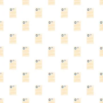 Cv pattern for recruitment and job search concepts Stock Illustration