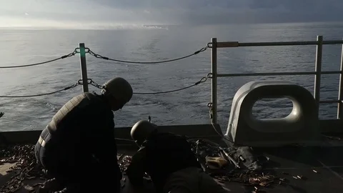 CVN-78 and her crew conduct their Independent Steaming Exercise 6 - 2018 Stock Footage 95773140
