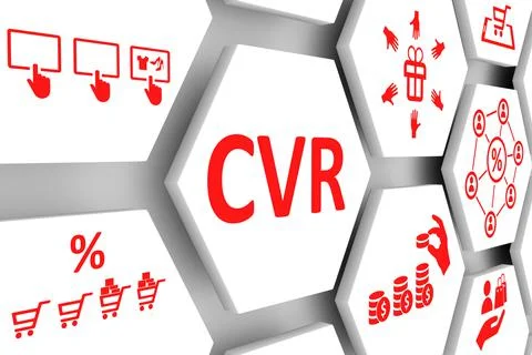CVR concept cell background 3d illustration Stock Illustration