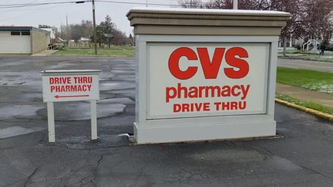 CVS Pharmacy Drive Thru Signage | Stock Video | Pond5