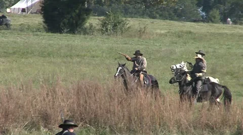 CW CAVALRY 2 Stock Footage 11187857