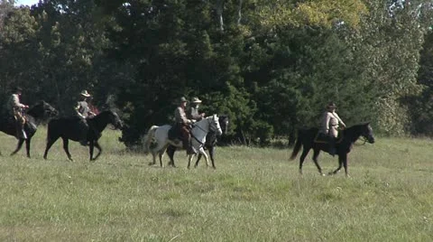 CW CAVALRY Stock Footage 11196726