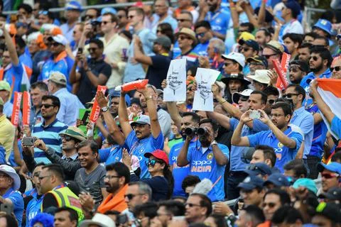 CWC19 Grp Stge: India bt Australia 36r Stock Photos