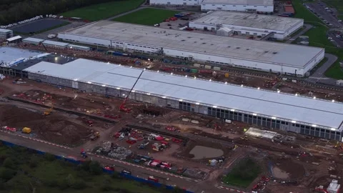 CWL1 data center campus in Cardiff, Wales, United Kingdom. Video stock 321000989