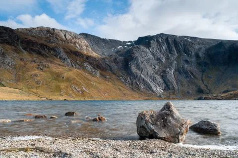 Cwm Idwal and The Devils Kitchen Stock Photos