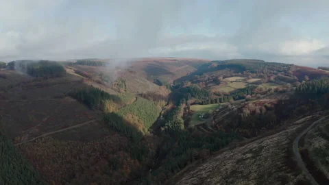 Cwmcarn forest Stock Footage 147555300
