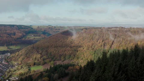 Cwmcarn forest Video stock 147560199