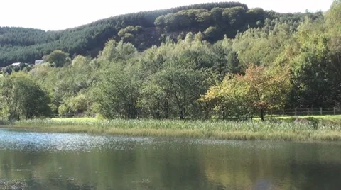 Cwmtillery Lake #2 Stock Footage 8685371