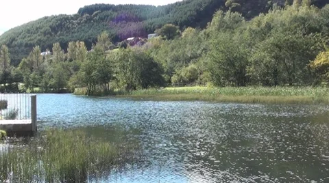 Cwmtillery Lake #4 Stock Footage 8685374