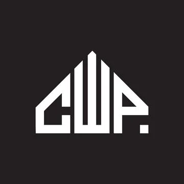 CWP letter logo design. CWP monogram initials letter logo concept. CWP letter Stock Illustration