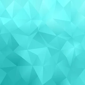 Cyan abstract triangle pattern background Illustrazione stock