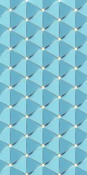 Cyan abstract wallpaper featuring geometric shapes with triangles Stock Illustration