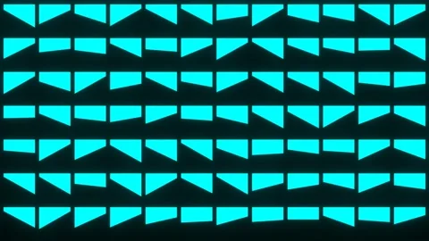 Cyan and Black Many Changing Screens Background VJ Loop in 4K Stock Footage 308452449