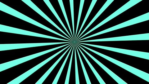 Cyan and Black Sunburst Pattern Background abstract Stock Footage 317452508