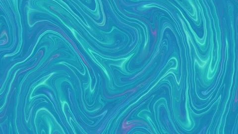 Cyan and Blue Neon Fluid 15s Seamless Loop Video Background 库存影片 340971503