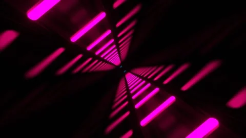 Cyan and Pink Fast Rotating Abstract Neon Tunnel Background VJ Loop in 4K 库存影片 328357083