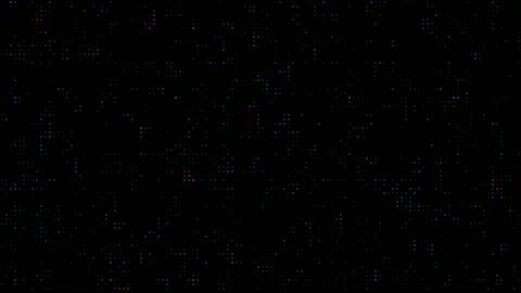 Cyan and pink gradient digital LED dot matrix grid background loop Stock Footage 346572968