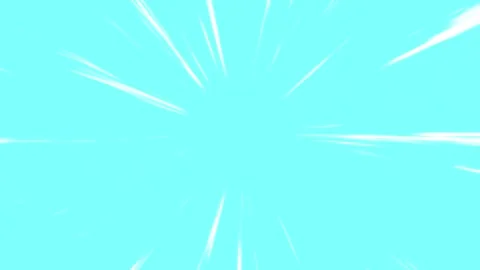 Cyan Anime Speed Lines Background Animation for Motion Effects Stock-Footage 312356975