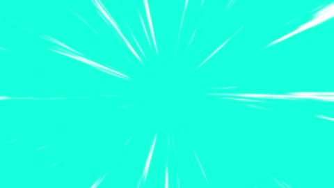 Cyan Anime Speed Lines Background Animation for Action and Comic Transitions Stock-Footage 312357048