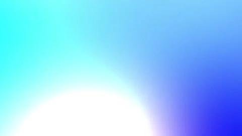 Cyan blue gradient glow background with bright flare and soft blur, abstract sea Stock Footage 340875381