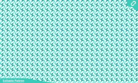 Cyan chain link seamless pattern background Stock Illustration