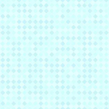 Cyan checkered diamond pattern. Seamless vector background Illustrazione stock
