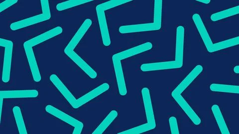Cyan chevron squiggle background Stock Illustration