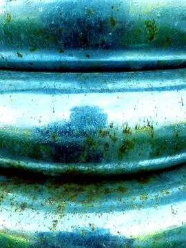 Cyan chrome texture Stock Photos