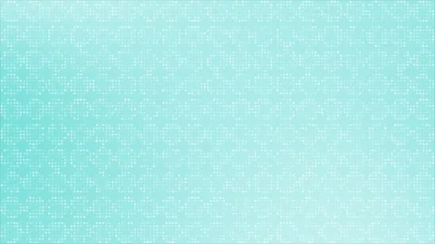 Cyan circular dots forming circular half tone geometrical background Stock Footage 307518368