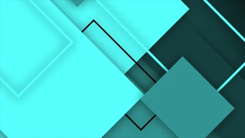 Cyan color diagonal moving rectangular box professional background Stock Footage 271320126