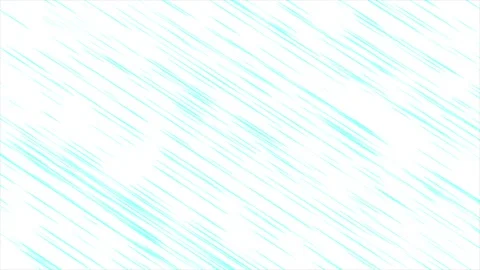 Cyan color moving parallel lines on white background  Vídeo Stock 302556203