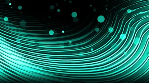 Cyan color shiny parallel lines background Stock Footage 296382211