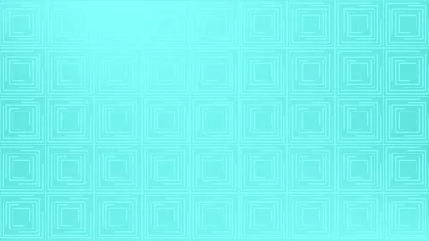Cyan color square box pattern geometrical simple design background Stock Footage 307697161