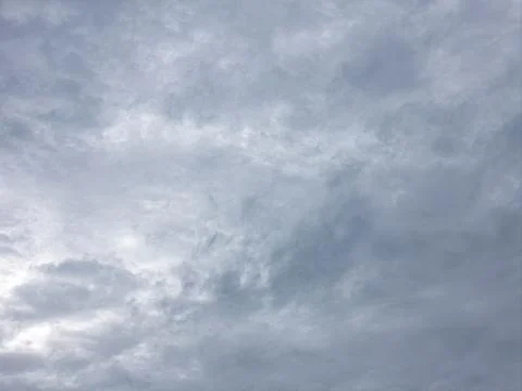 Cyan colored clouds at day Foto stock