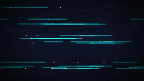 Cyan data streams flowing seamless loop motion background Stock Footage 344927027